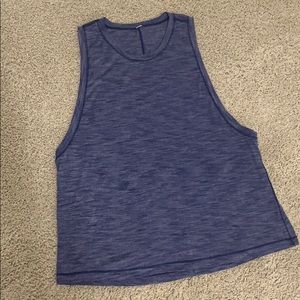 LuLulemon blue muscle tank